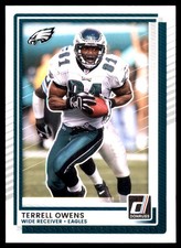 Terrell Owens 2025 Donruss #26 Eagles NFL READ FREE SHIPPING AutographDen