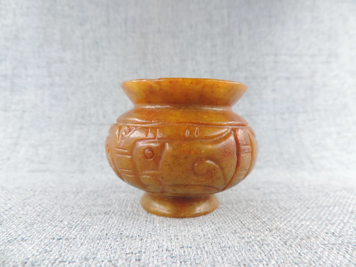 古董原始玉石古董中国香炉| eBay