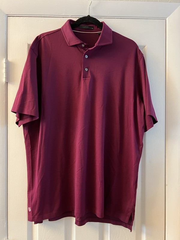 Grayson Men's Golf Polo Shirt Size XL Purple