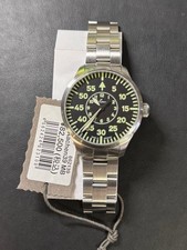 Laco Pilot Aachen 39MB Black Automatic Watch from Japan