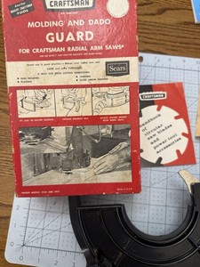 Sears Craftsman Radial Arm Saw 7 Inch Molding and Dado Guard # 9-29524