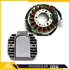 Motorcycle Magneto Stator Coil & Regulator Rectifier for Yamaha R1 YZF-R1 99-01