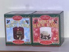 NEW 2 Christmas Collectibles Happy Holiday LightUp Musical Candles Seymour Mann — photo 1