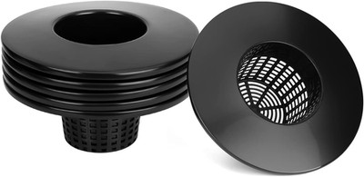 6 Inch Net Pots for 5 Gallon Bucket Wide Lids (5 Pack), Net Cups for Hydroponics