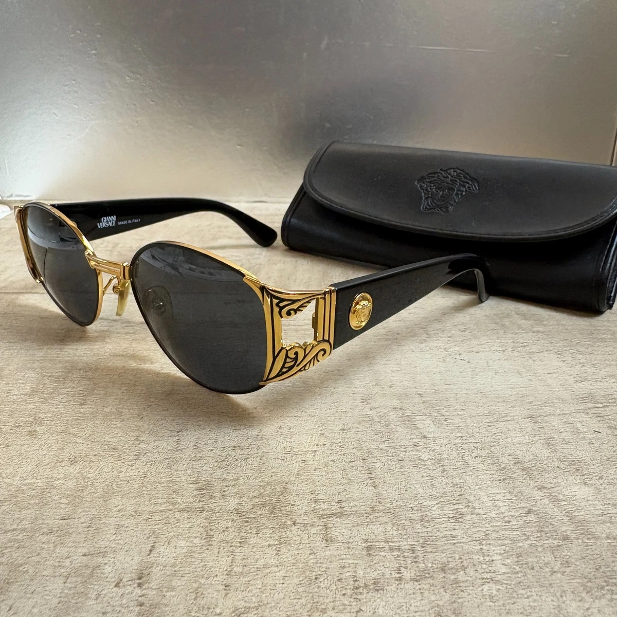 Versace Round Vintage Sunglasses for sale | eBay