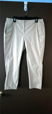 J. Jill Beige Tan Chino Khaki Pants Cotton Spandex Size 12 Petite