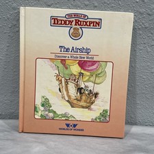 Vintage 1985 The World of Teddy Ruxpin The Airship Book Hardcover Book