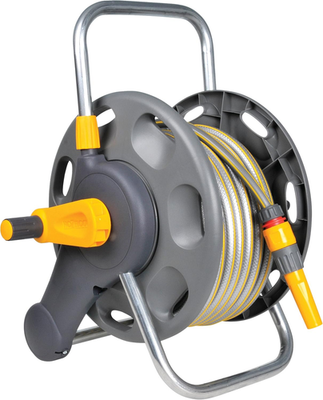 #ad HOZELOCK Compact Hose Reel 25M Ø 12.5 Mm : Integrated Handle Supplied with GBP 56.46