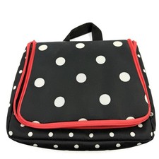 Reisenthel Organizer da Appendere Borsa da Toilette Nero Bianco Rosso Pois Custodia da Viaggio