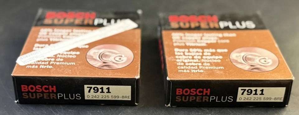 BOSCH SUPER PLUS 7911 SPARK PLUGS 4 件装 Vk10 — 第 2/3 张图片