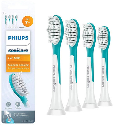4x Philips Sonicare for Kids 7+ Year Replacement Toothbrush Heads HX6044