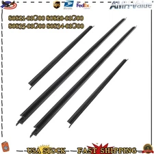 Window Glass Seals Door Belt Weatherstrip For 1987-1995 Nissan Pathfinder 3.0L