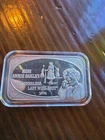 1974 USSC  Miss Annie Oakley Peerless Lady Wing Shot 1 oz .999 Silver Art Bar