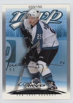 2003-04 Upper Deck MVP Silver Script 33/150 Vincent Damphousse #344 9v7