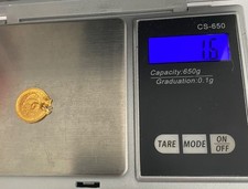 1988 China 1/20th ozt .999 Gold Panda 5 Yuan Coin