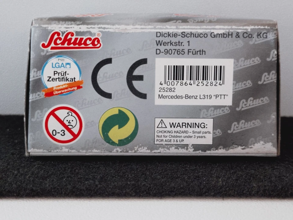 SCHUCO 25282 HO Mercedes Benz L319 PTT  Neuf 1/87  1:87 - Photo 4/4