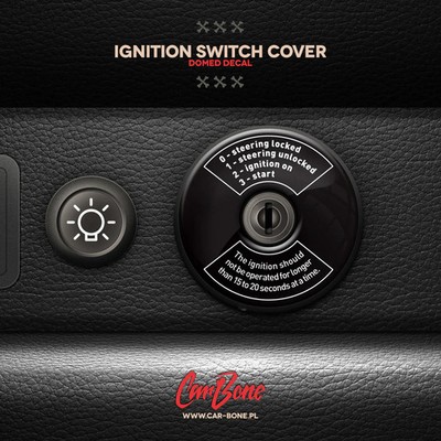 Porsche Ignition Switch Cover Decal - 911 74-98  CB-IGN-GMOD-1 CBIGNGMOD1