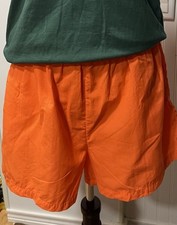 Lands' End swim trunks orange boy's sz L 14-16 