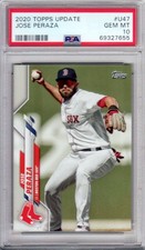 2020 Topps Update Baseball - Jose Peraza  - PSA 10 - #U47 - Boston Red Sox!