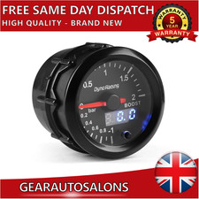 2'' 7 Color 52mm LED Digital & Pointer Car Turbo Boost Meter Bar Pressure Gauge