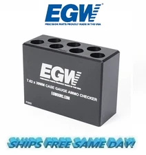 EGW Case Gauge Ammo Checker for 7.62 x 39, 7-Hole NEW! # 70184