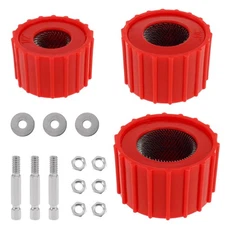 3PCS Pipe Installation Copper Pipe Cleaner Copper Pipe Brush Set Cleaning Tool