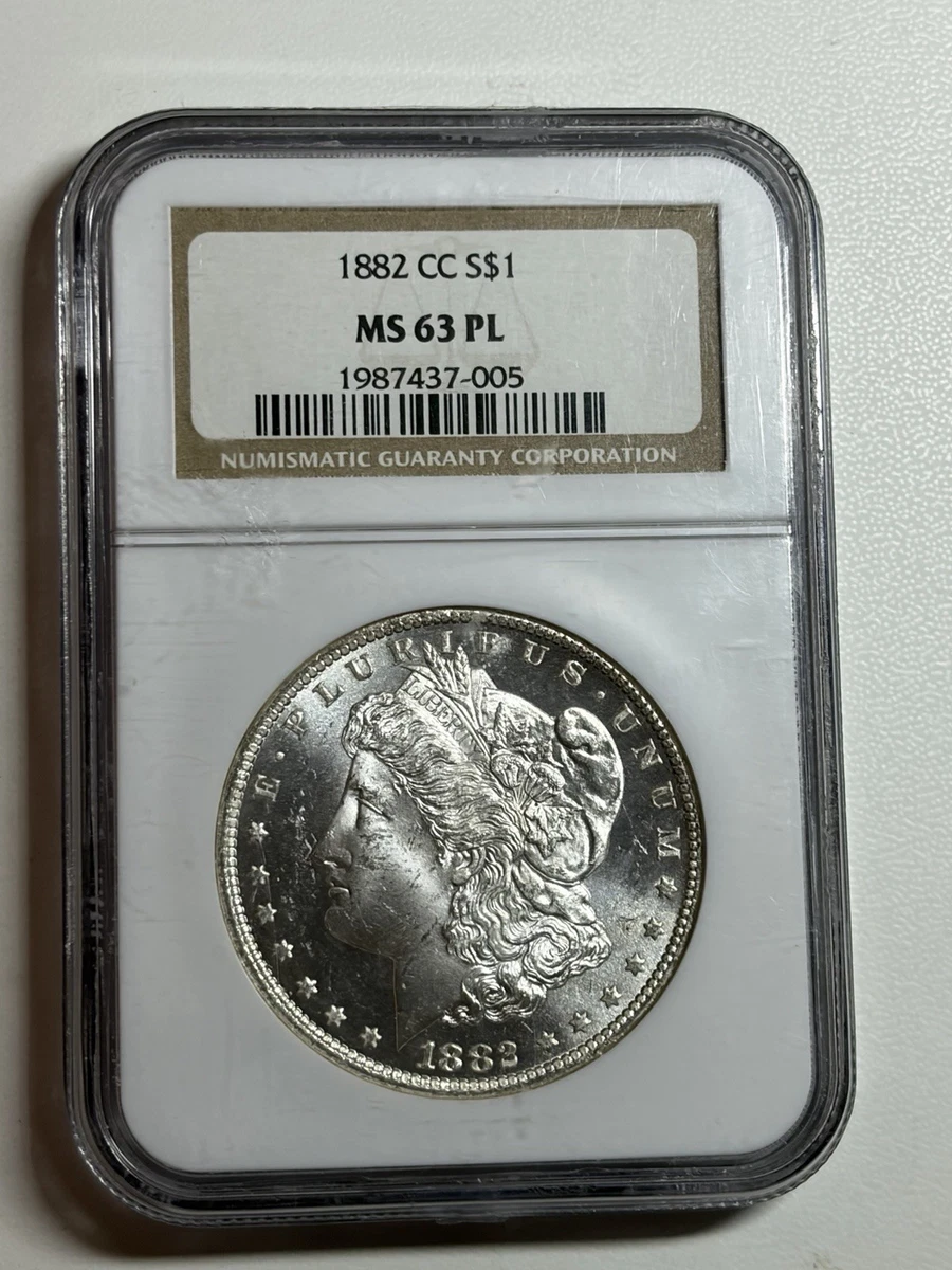 Carson City Grade MS 63 1882 Year Morgan US Dollars (1878-1921