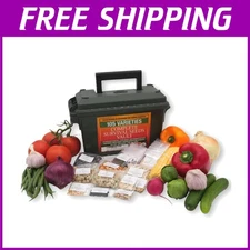 Complete Heirloom Seeds Set with Organizer Vault - 105 Non-GMO Plant Varieties