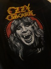 Hand-painted Ozzy Osbourne denim jacket &ndash; custom one-of-a-kind