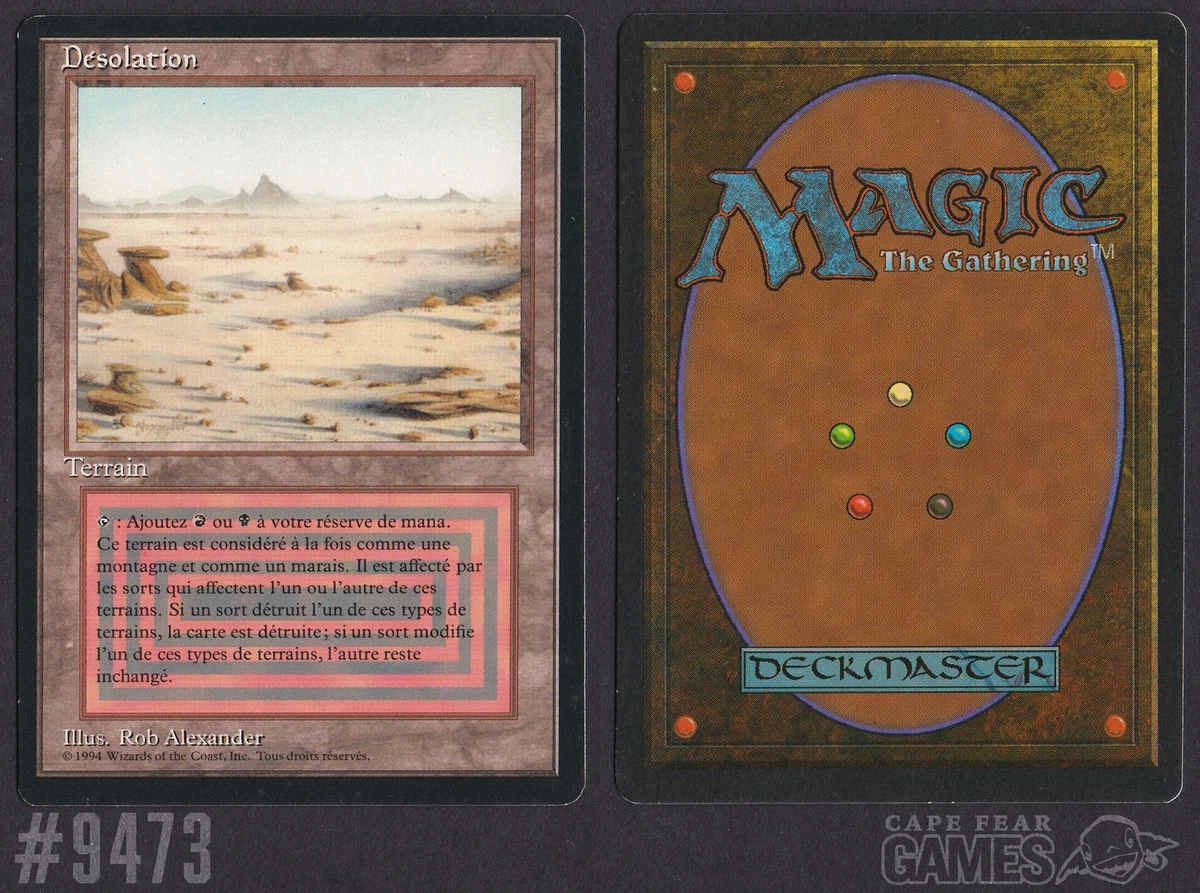 Land Magic: The Gathering Individual Trading Card Games in French