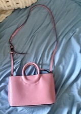 ZARA Pink Satchel Top Handle Zip Closure Adju...