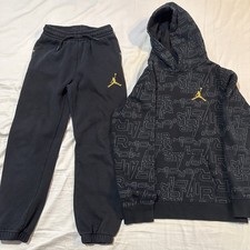 Air Jordan Boys Sweatsuit Sz M/L EUC Black