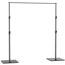 Pipe and Drape Background Stand,10x10ft Adjustable Backdrop Stand Heavy Duty ...