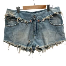 SER.O.YA Mason Denim Distress Jean Shorts Palermo size 28