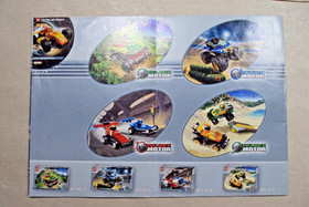 LEGO Racers (4584) -Hot Scorcher -Bricks, Minifig, Manual, no box. Free S/H