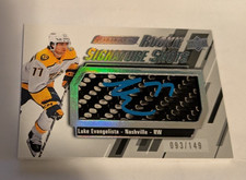 2023-24 Engrained Rookie Signature Shots Luke Evangelista #/149