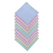 Ladies Handkerchiefs Women's Soft Cotton Hankies for Everyday Use Gift Party