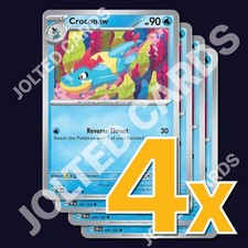 4x Croconaw 040/162 - SV05: Temporal Forces - Playset