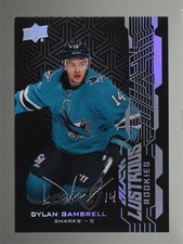 2018-19 SPx UD Black Lustrous Rookies Auto Dylan Gambrell #LR-DG Auto 1q2