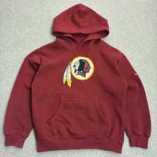Washington Redskins NFL Youth Hoodie Reebok Team Apparel Maroon Kids L 7