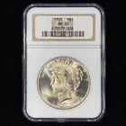 1925 $1 MS63 NGC Peace Silver Dollar