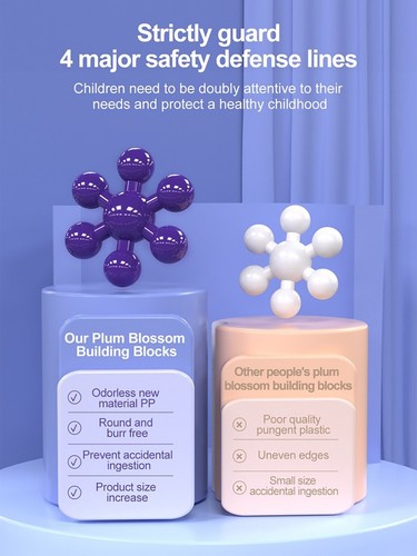 Brand New DIY Plum Blossom Building Block Kindergarten Educational Granular Toys - Picture 2 of 20