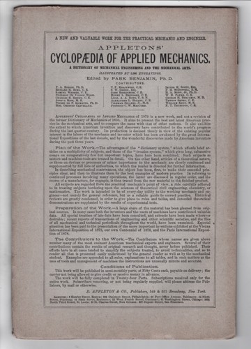 1879 JOURNAL APPLETONS CYCLOPEDIA MECHANICS STEAM ICE MAKING HAT MAKING - Picture 2 of 5