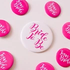 TEAM BRIDE HEN PARTY BADGES Hen Night Accessories Party Bag Fillers Hen Favours