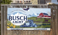 2025 Busch Light Farm Rescue Beer Banner - 2.5ft x 5ft