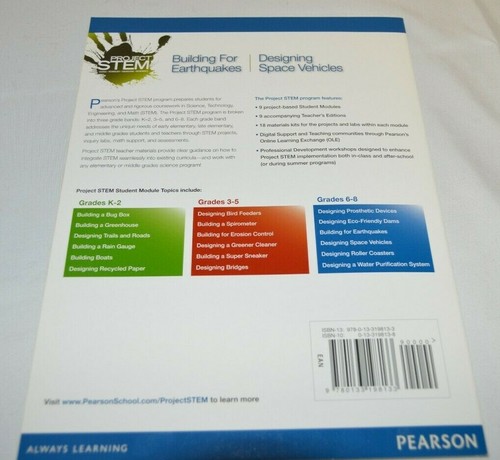 New Pearson Project Stem Building for Earthquakes & Designing Space Vehicles TE - Picture 2 of 4