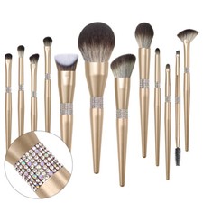 Professional Top Quality Makeup Brushes Sets With Holder 4 Styles and Colors