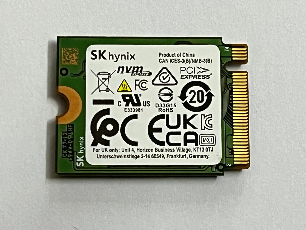 SK hynix M.2 NVMe 1TB 2230サイズSSD SKhynix BC901 1TB M.2 2230 Gen4x4 PCIe SSD 30mm For