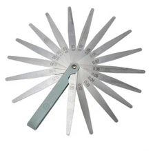 Metric Feeler Gauge Set Blade Gap Filler Tappet Valve Thickness Measurement