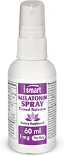 Supersmart Melatonin Spray 1Mg per Day (Fast Action & Timed Release) Natural Pep